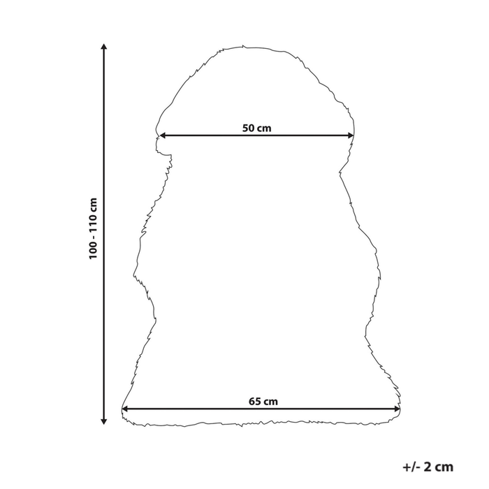 Morbido Tappeto in Vera Pelle di Pecora Bianco e Grigio stile moderno