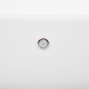 Vasca da bagno freestanding con idromassaggio e con luci LED stile moderno colore bianco