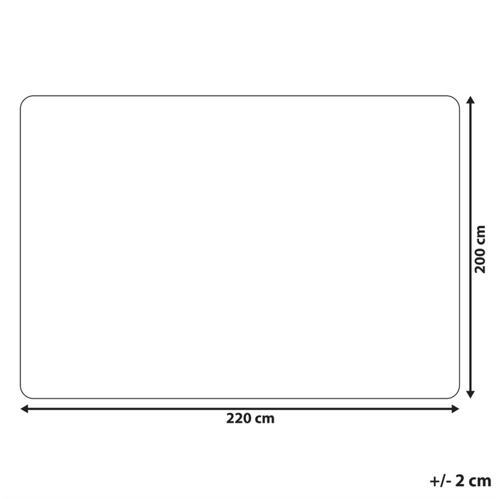 Copriletto Morbido in Pelliccia Sintetica 200 x 220 cm Nero plaid coperta