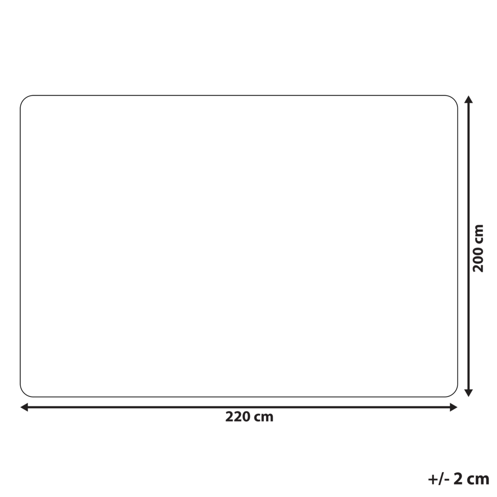 Copriletto Morbido in Pelliccia Sintetica 200 x 220 cm Marrone Chiaro