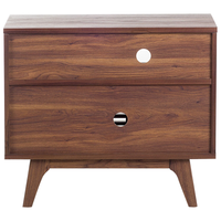 Mobile TV Scaffale in legno scuro supporto televisione Armadio passacavi Moderno