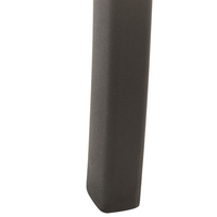 Set di 4 Sedie Moderne da Esterno e Interno in Plastica colore Nero terrazzo esterno