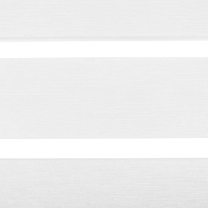 Poggiapiedi da giardino in plastica bianca in legno resistente agli agenti atmosferici a doghe in stile moderno