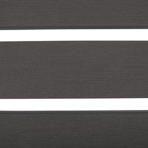 Poggiapiedi da giardino in plastica grigio scuro in legno resistente agli agenti atmosferici a doghe in stile moderno