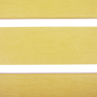 Poggiapiedi da giardino in plastica gialla in legno resistente agli agenti atmosferici a doghe in stile moderno