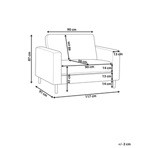 Poltrona con retrò in ecopelle marrone dorato Sedia da salotto con gambe nere Braccio a binario