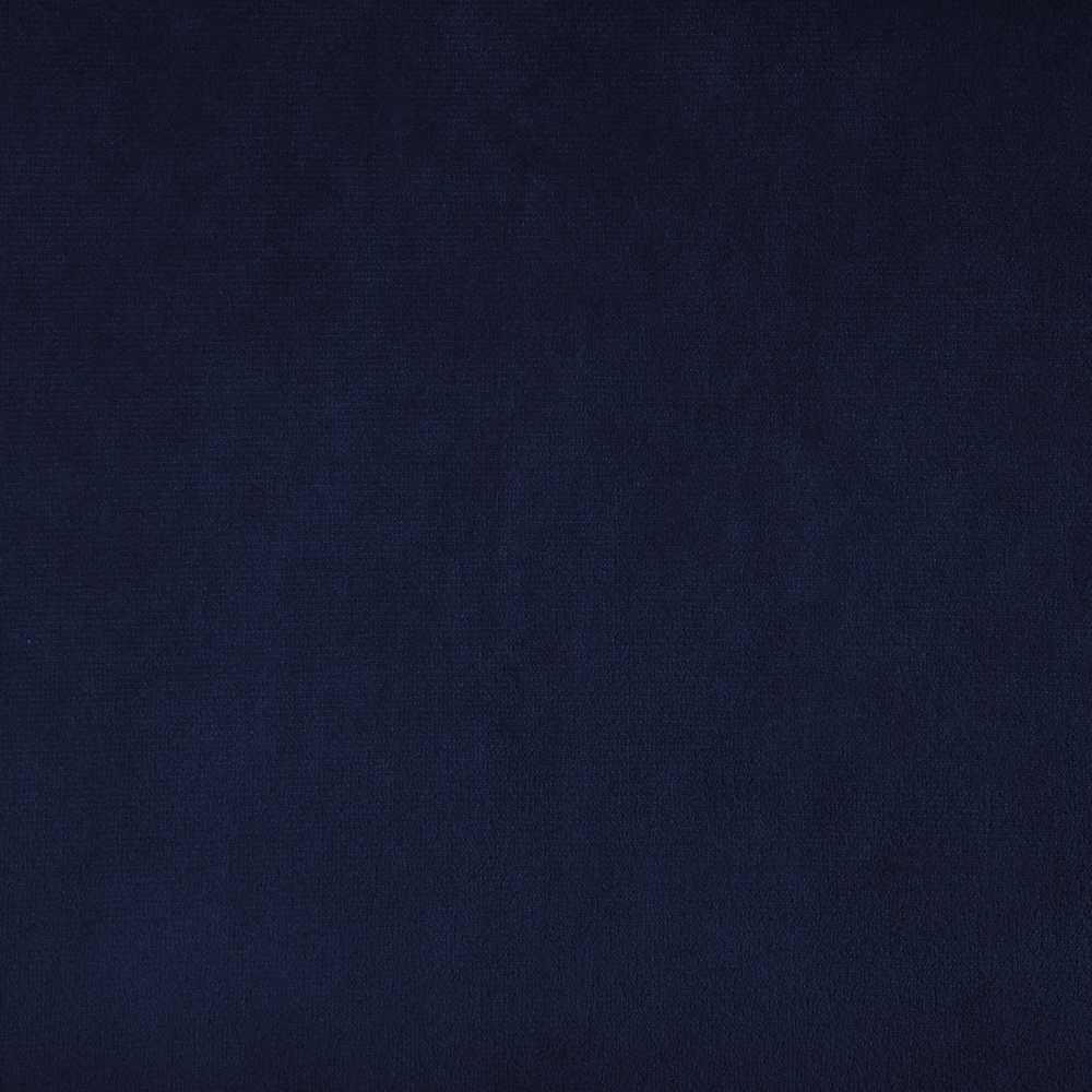 Set di 2 Sedie da Pranzo Velluto Blu Gambe in Metallo dorato senza braccioli Retro Glam