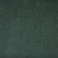 Set di 2 Sedie da Pranzo Velluto Verde Gambe in Metallo dorato senza braccioli Retro Glam