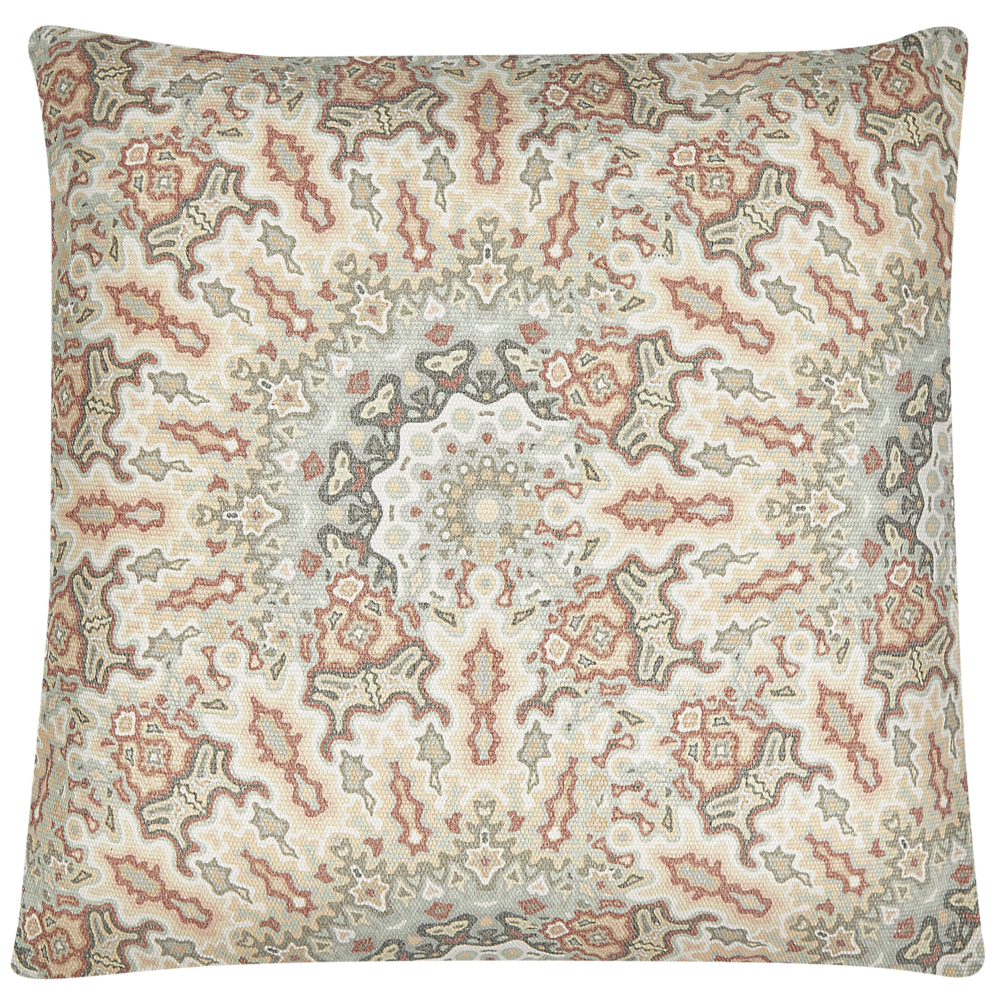 Set di 2 cuscini fantasia astratta stile boho 45 x 45 cm multicolore