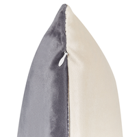 Set di 2 cuscini multicolore motivo geometrico con cerniera 45 x 45 cm soggiorno camera da letto