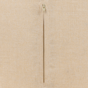 Moderno Pouf Intrecciato da Salotto 50 x 30 cm Motivo Beige Chiaro