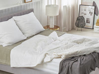 Piumino Japara Cotone Imbottitura Piumino D'anatra 135 x 200 cm Per Tutte Le Stagioni Due Strati Singolo