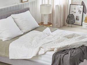 Piumino Japara Cotone Imbottitura Piumino D'anatra 135 x 200 cm Per Tutte Le Stagioni Due Strati Singolo