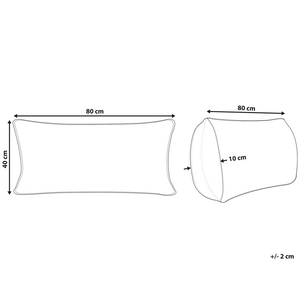Cuscino da letto guanciale Cotone Bianco Piumino D'anatra e Piume 40 x 80 cm Medio Morbido