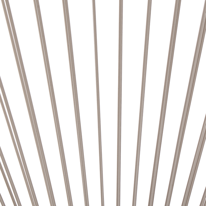 Sedia Giardino rattan sintetico a Raggi Grigio Chiaro Resistente Agenti Atmosferici