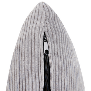 Divano in velluto a coste grigio chiaro velluto a coste 3 posti confortevole soggiorno moderno retrò