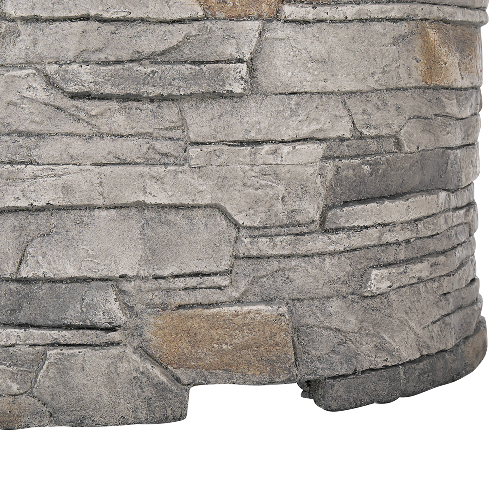 Riscaldatore per braciere grigio Nero copertura in rete rotonda per esterno