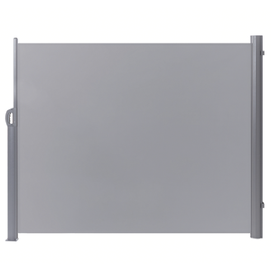 Tenda Laterale da Sole Estraibile Per Giardino Rettangolare 160 x 300 cm Grigio Chiaro