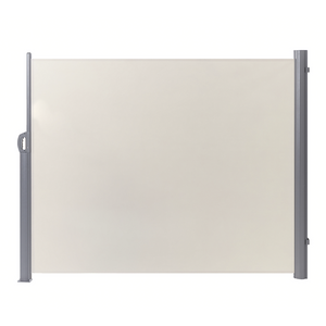 Tenda Laterale da Sole Estraibile Per Giardino Rettangolare 160 x 300 cm Beige