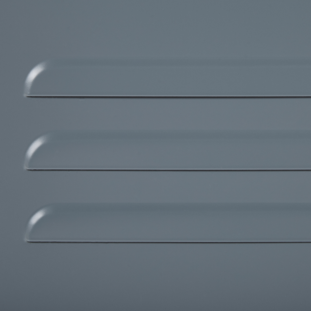 Credenza a 2 ante in acciaio grigio Home Office Mobili Ripiani Tappi per gambe Design industriale