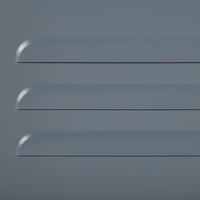 Credenza a 2 ante in acciaio grigio Home Office Mobili Ripiani Tappi per gambe Design industriale