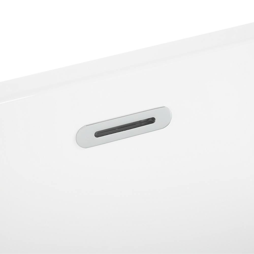 Moderna Vasca da Bagno Freestanding in Acrilico Sanitario Nero cm