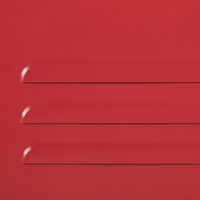 Armadio a 4 cassetti in metallo rosso in acciaio stile industriale per il soggiorno dell'home office