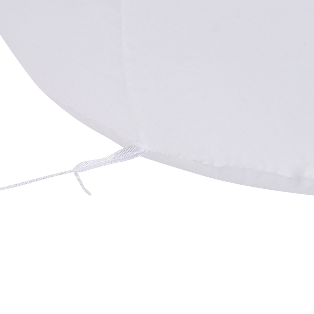 Decorazione da Esterno Natalizia Orso Polare Gonfiabile con Luci LED 160 cm Bianco