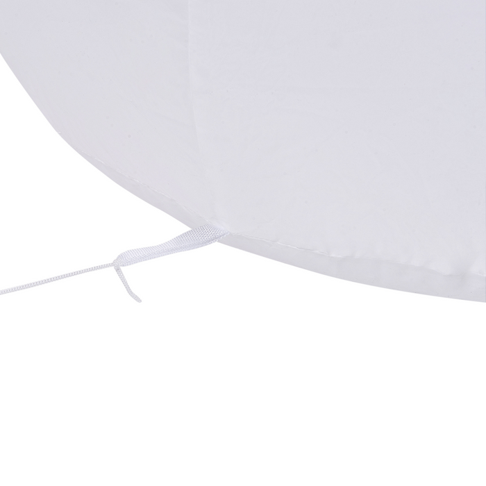 Decorazione da Esterno Natalizia Orso Polare Gonfiabile con Luci LED 160 cm Bianco