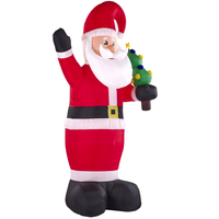 Set di 3 Renne Decorative Natalizie da Esterno con Luci LED Bianco