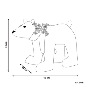 Decorazione da Interno ed Esterno con Luci a LED Pupazzo di Neve Struttura in Metallo Bianco