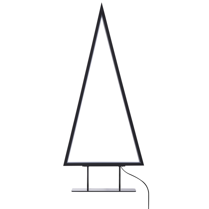 Set di 3 Decorazioni con Luci LED Animali Natalizi Struttura in Metallo Bianco