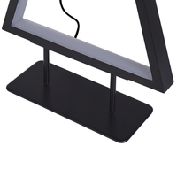 Set di 3 Decorazioni con Luci LED Animali Natalizi Struttura in Metallo Bianco