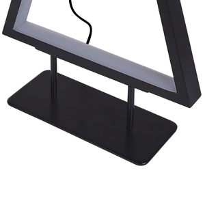 Set di 3 Decorazioni con Luci LED Animali Natalizi Struttura in Metallo Bianco