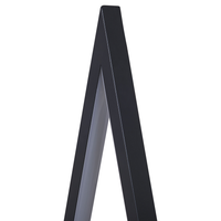 Set di 3 Decorazioni con Luci LED Animali Natalizi Struttura in Metallo Bianco