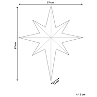 Moderna Decorazione da Esterno Orso Polare con Luci LED Bianco