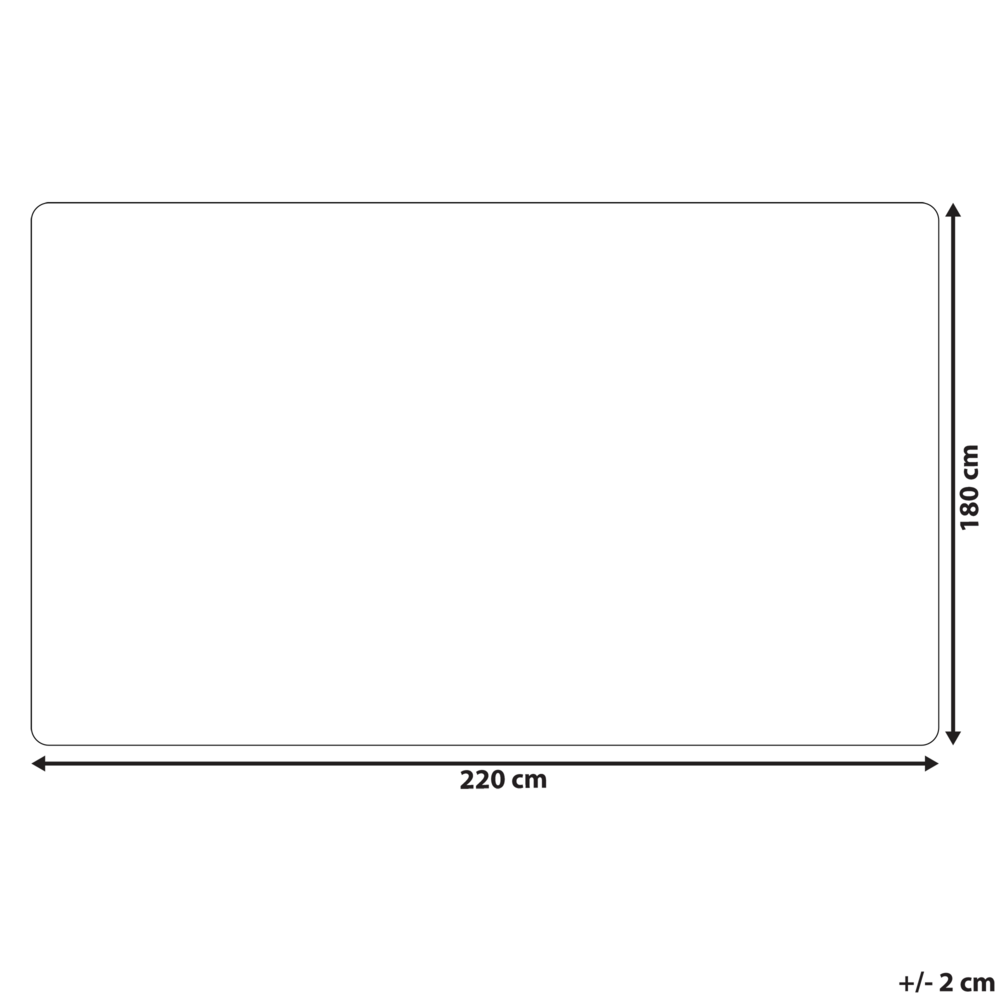 Coperta Bianco Poliestere Tessuto 200 x 220 cm Soggiorno Lancio Soffice Decorazione Design Moderno