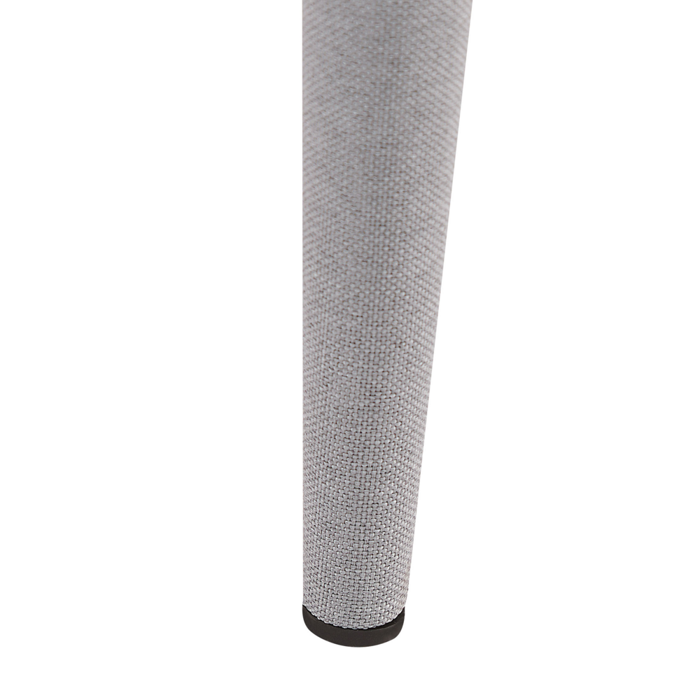 Set di 2 sedie da pranzo Sedie da cucina con sedile e gambe imbottite in tessuto blu