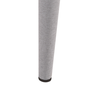 Set di 2 sedie da pranzo Sedie da cucina con sedile e gambe imbottite in tessuto blu