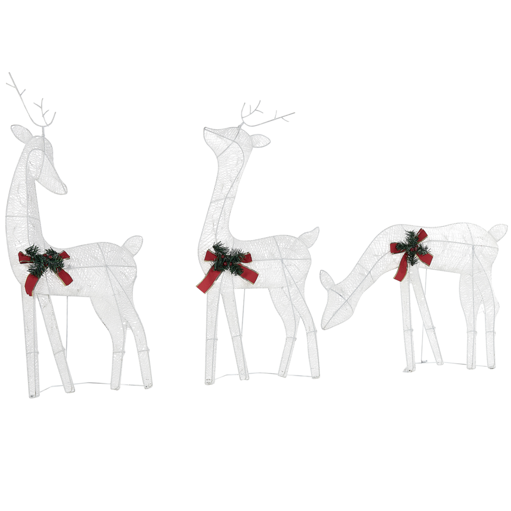 Moderna Decorazione con Luci LED Albero di Natale 35 cm in Legno Chiaro