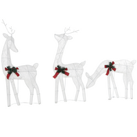 Moderna Decorazione con Luci LED Albero di Natale 35 cm in Legno Chiaro