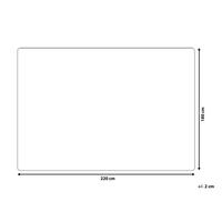 Coperta copriletto Plaid da Soggiorno 180 x 220 cm Marrone e Bianco