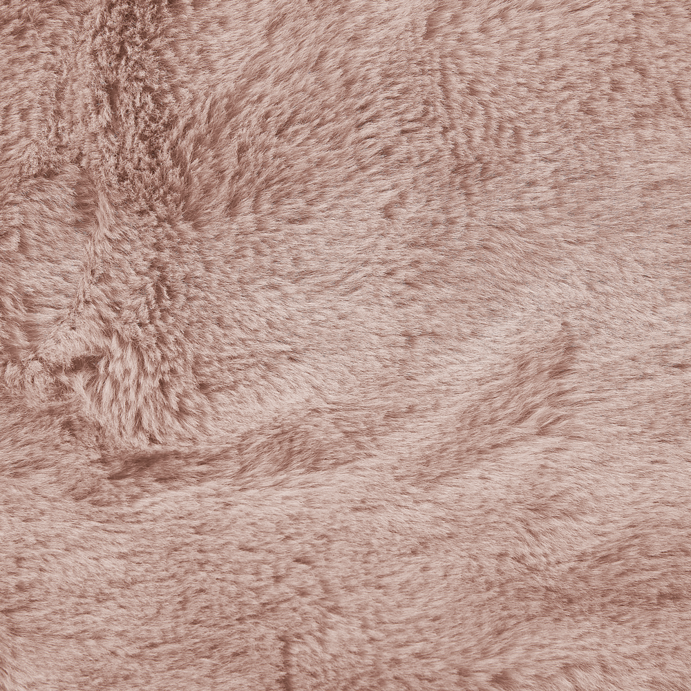 Coperta Rosa Tessuto Poliestere 200 x 220 cm Soggiorno Lancio Pelliccia Soffice Decorazione Design Moderno