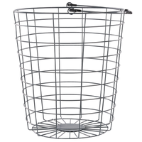 Carrello Portaoggetti per Bagno 3 Cestelli in Metallo di colore Grigio con Ruote moderno