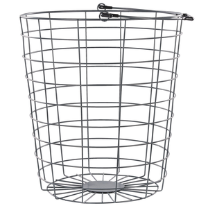 Carrello Portaoggetti per Bagno 3 Cestelli in Metallo di colore Grigio con Ruote moderno