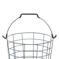 Carrello Portaoggetti per Bagno 3 Cestelli in Metallo di colore Grigio con Ruote moderno