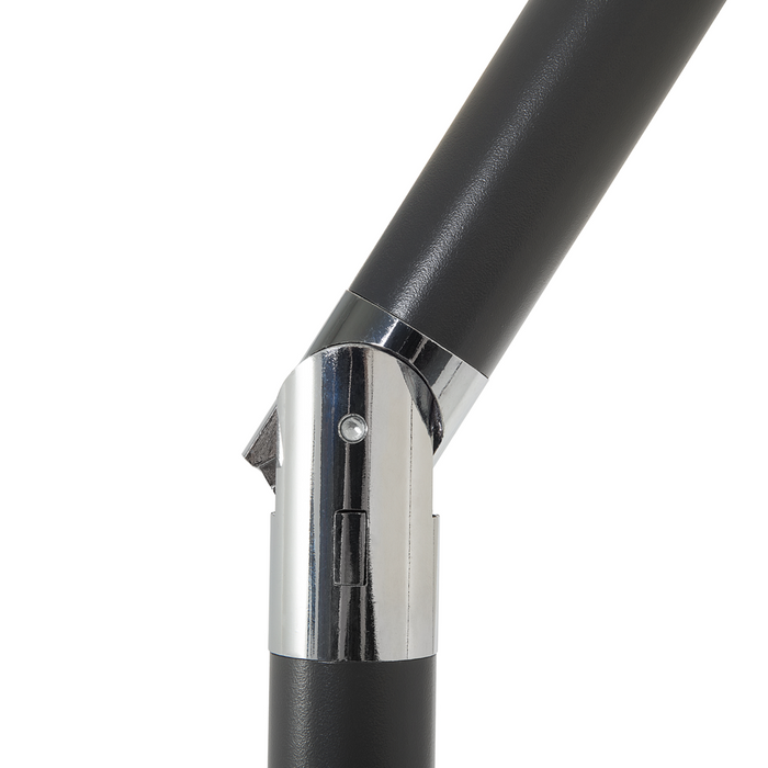 Ombrellone da giardino color moca 270 cm per esterno terrazza balcone resistente all'acqua