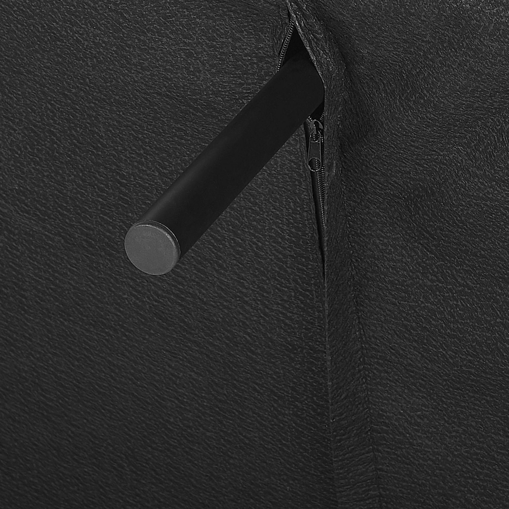 Moderno Divano Letto a 3 Posti in Tessuto di Poliestere Beige e Braccioli in Legno