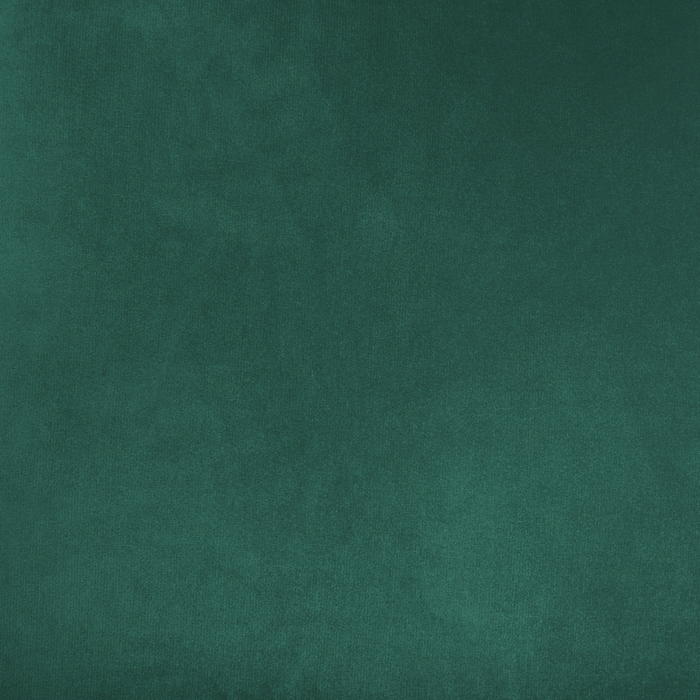 Divano in velluto verde a 3 posti con sedile imbottito e gambe in metallo con schienale e cuscini