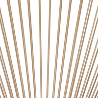 Sedia da Esterno Simil Rattan Beige Design Spaghetti stile moderno contemporaneo